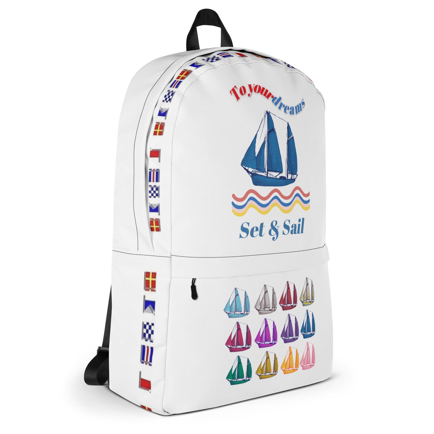 Printful Waterproof Nautical Backpack