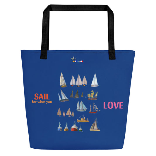 Large all-over cloth bag