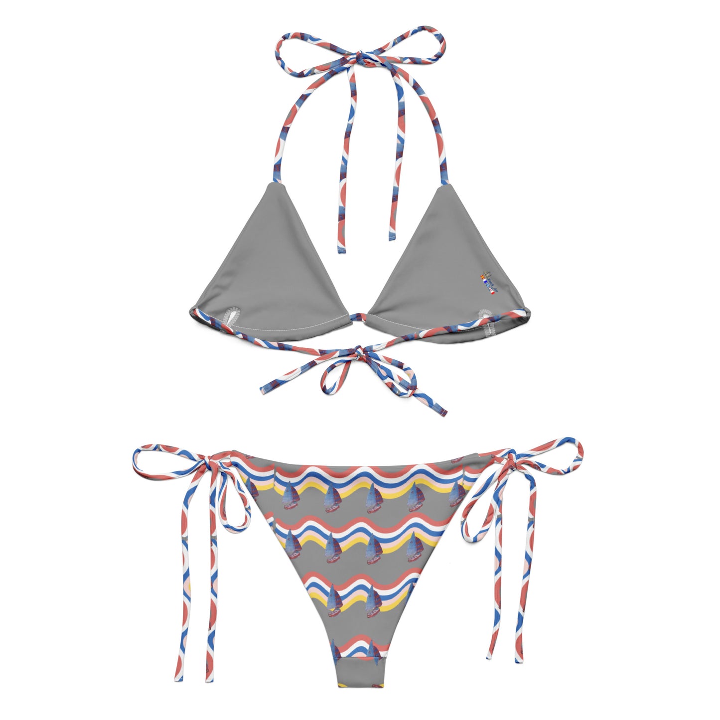 Recycled triangle bikini