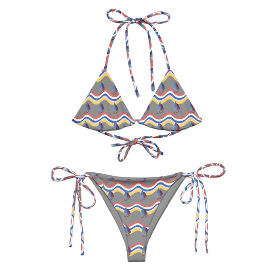 Recycled triangle bikini