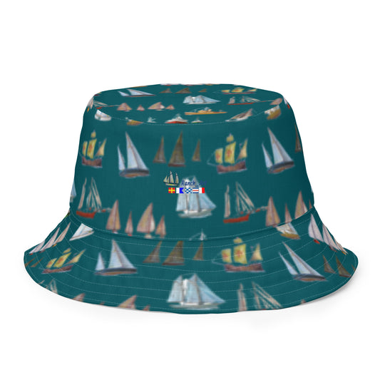 Gorro de pescador reversible