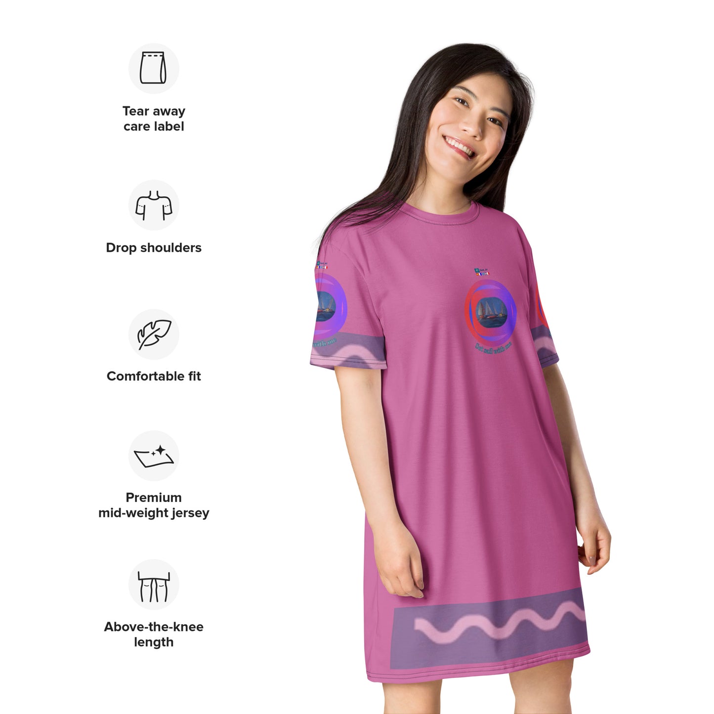 Graphic T-Shirt Dress