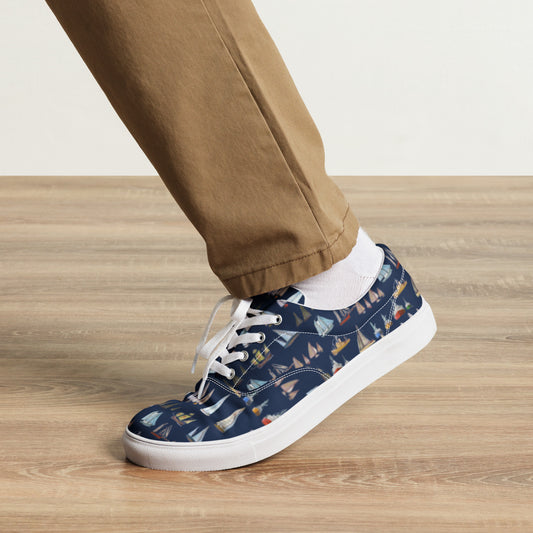 Men's Lace-up Canvas Sneakers