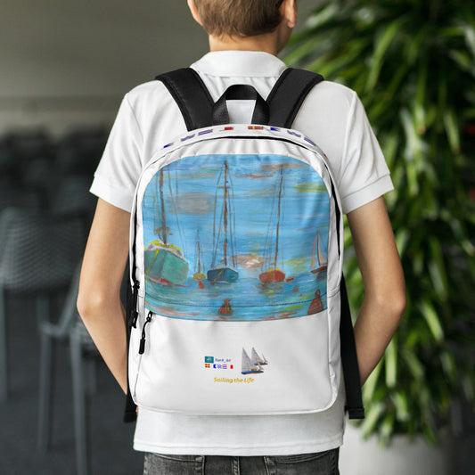 Printful Waterproof Nautical Backpack