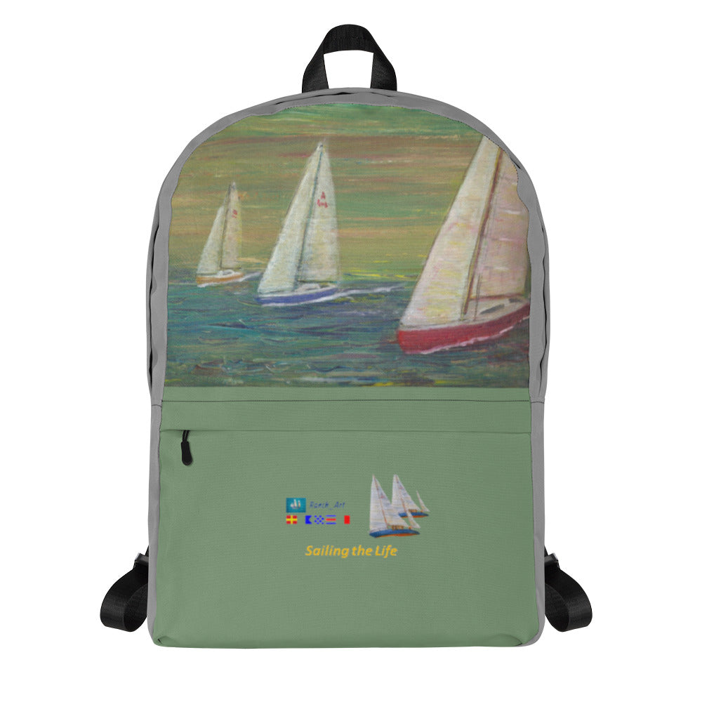 Printful Waterproof Nautical Backpack