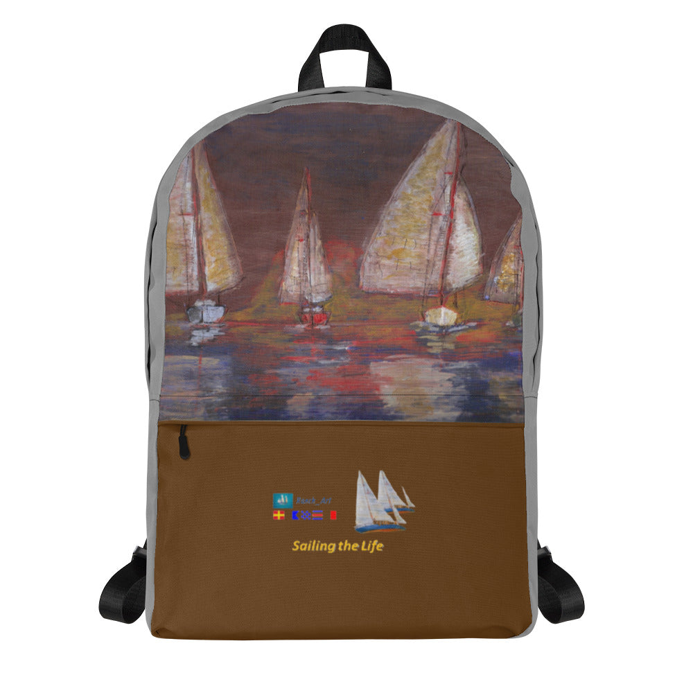 Printful Waterproof Nautical Backpack