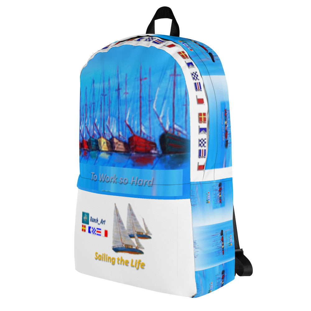 Printful Waterproof Nautical Backpack