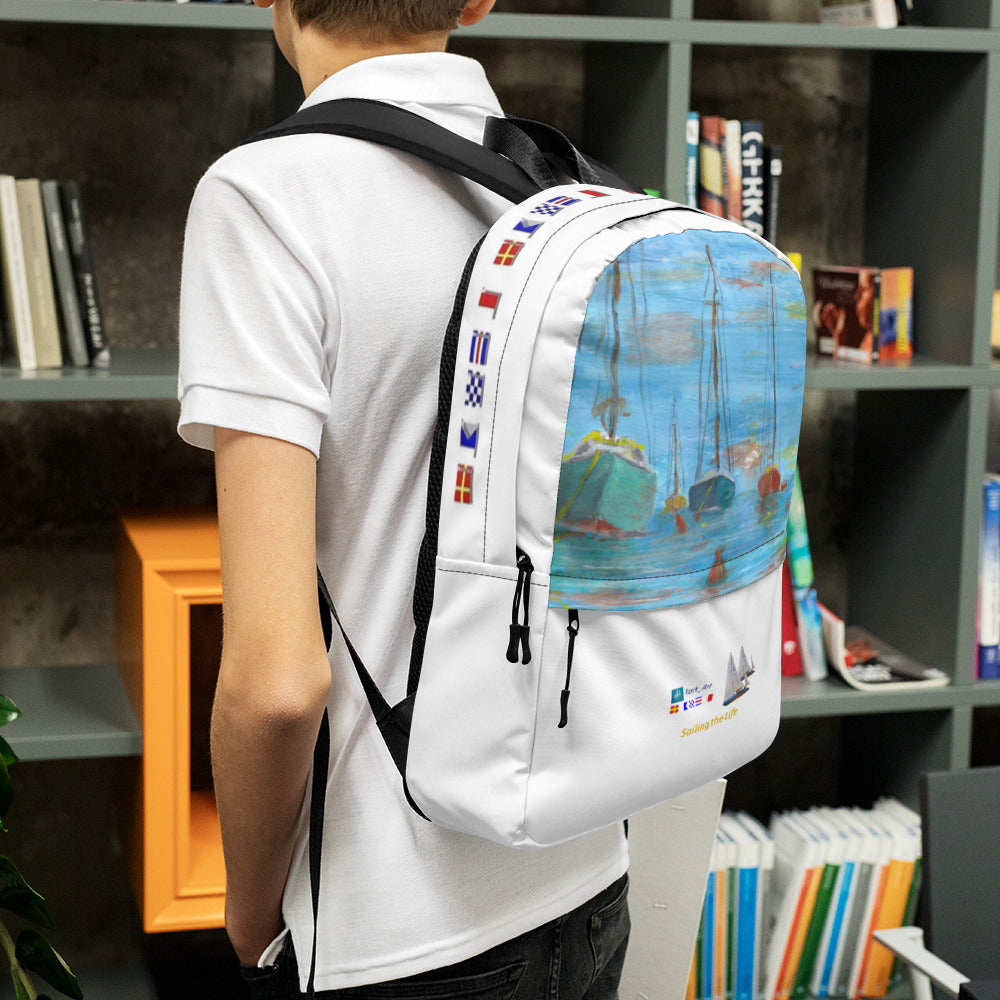 Printful Waterproof Nautical Backpack