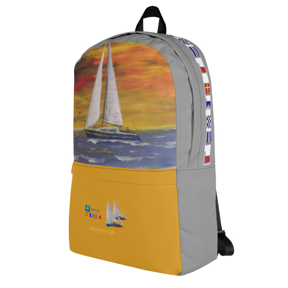 Printful Waterproof Nautical Backpack