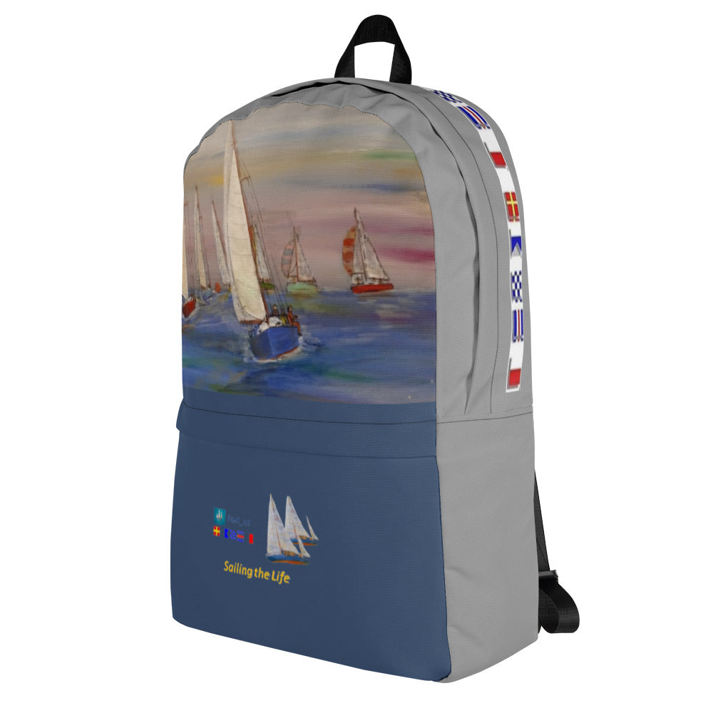 Printful Waterproof Nautical Backpack