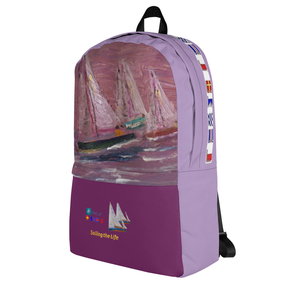 Printful Waterproof Nautical Backpack