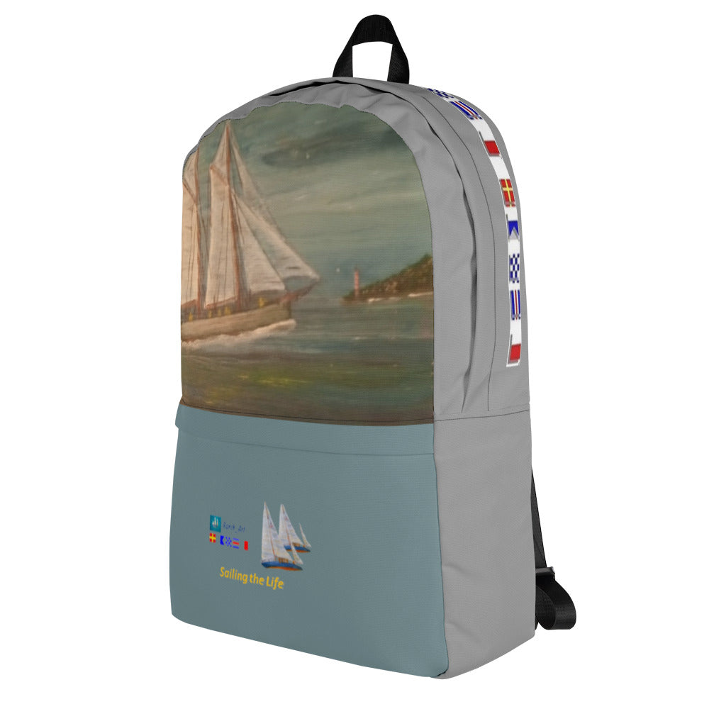 Printful Waterproof Nautical Backpack