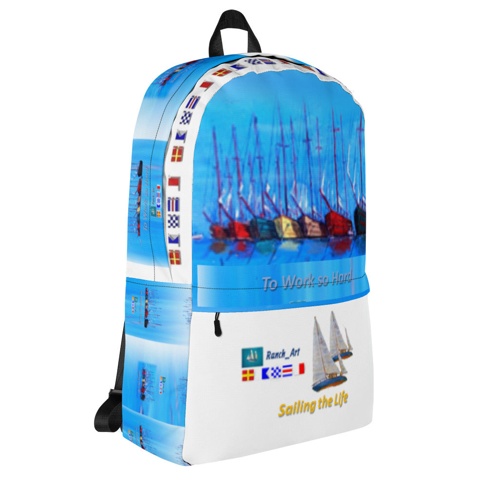 Printful Waterproof Nautical Backpack