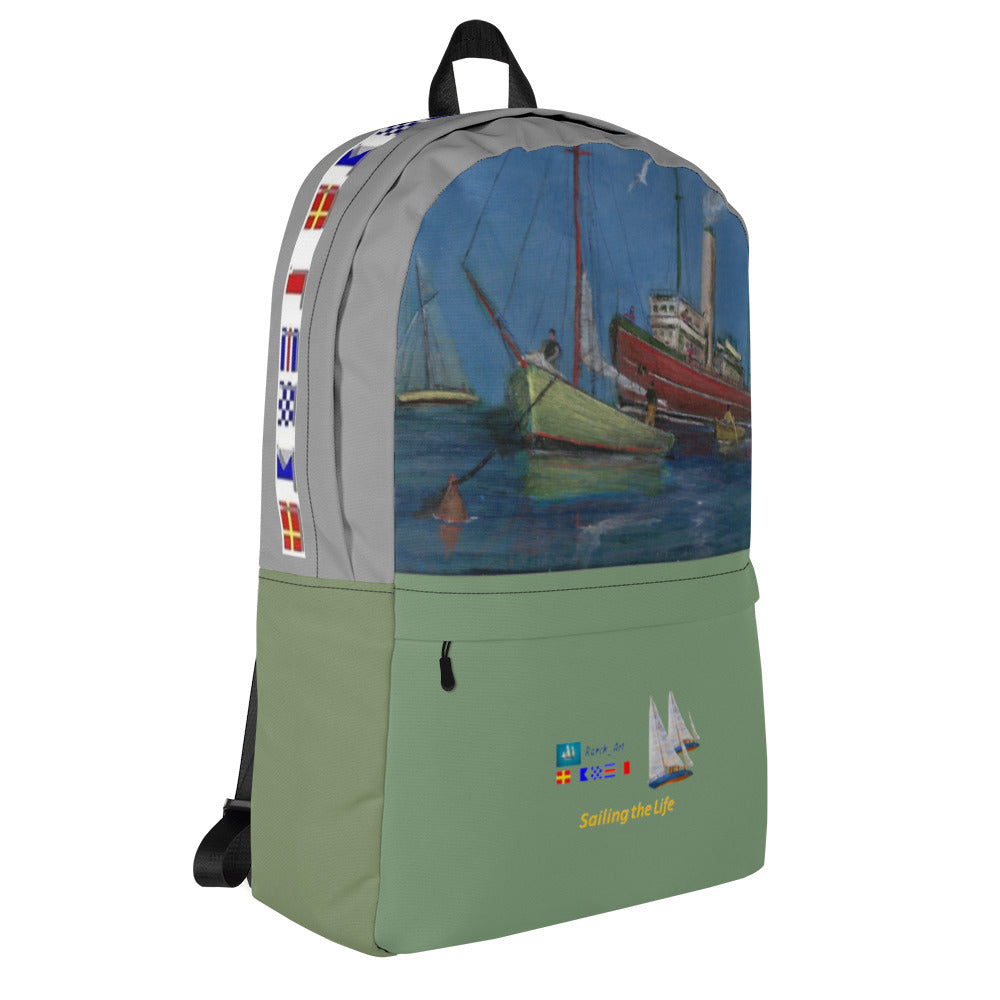 Printful Waterproof Nautical Backpack