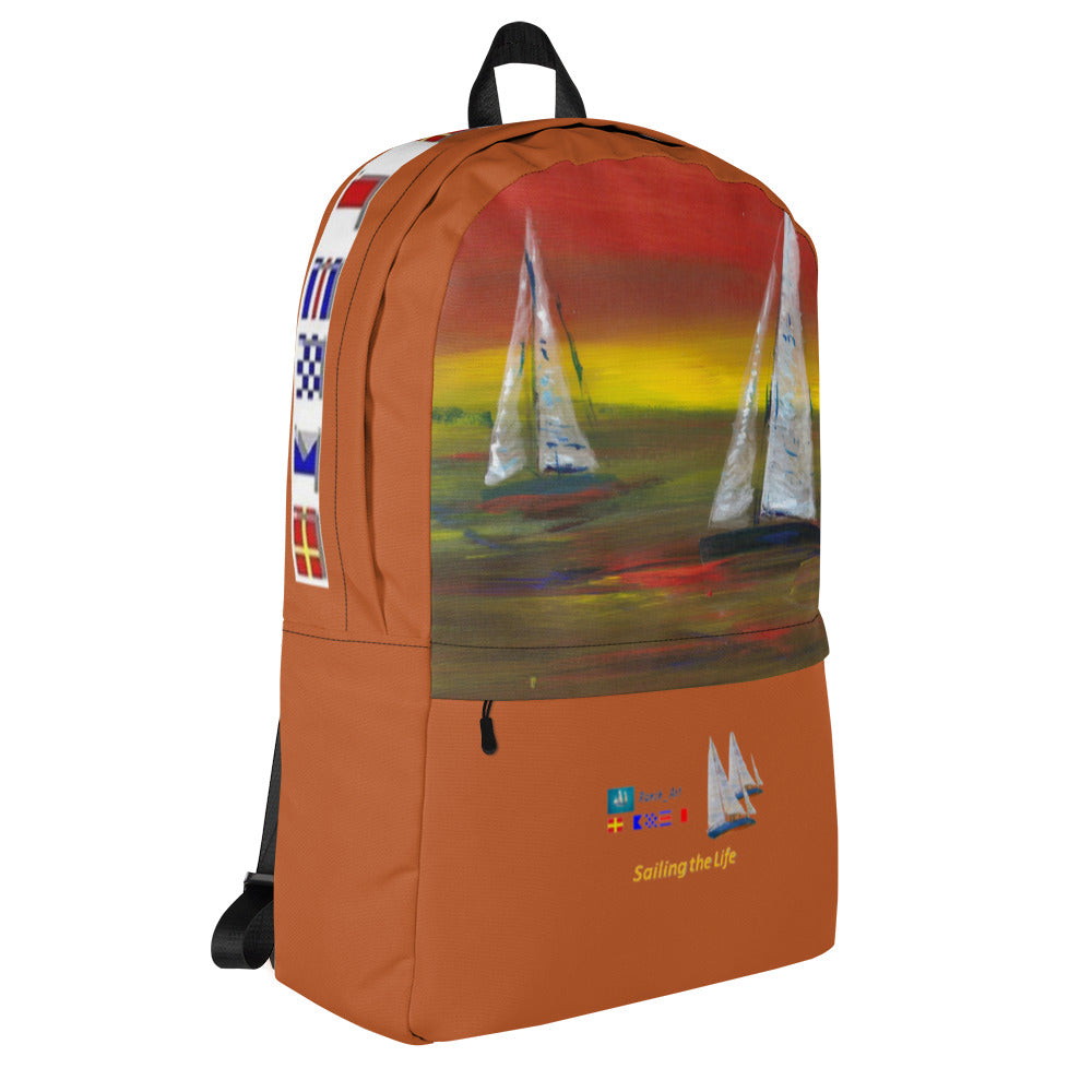 Printful Waterproof Nautical Backpack