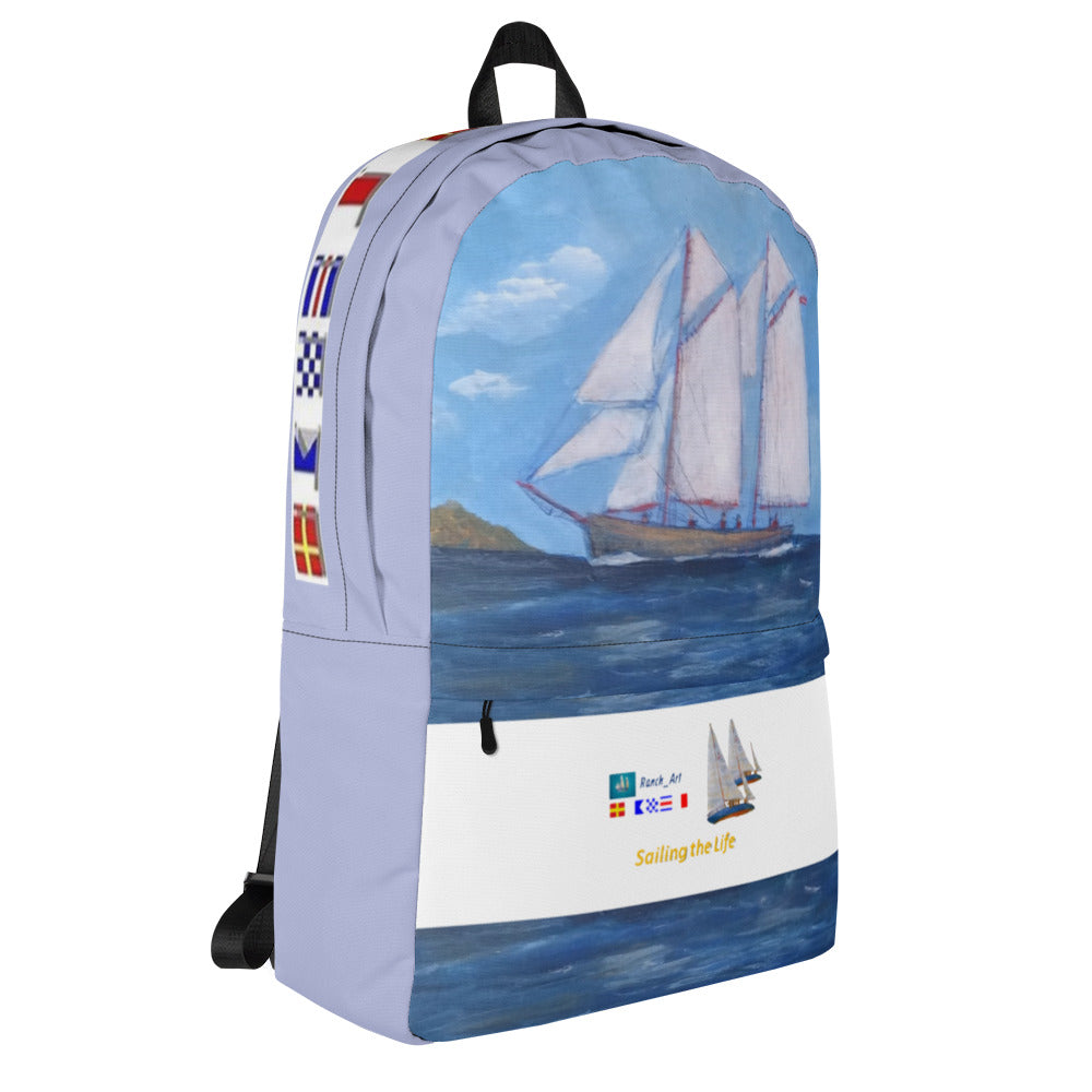 Printful Waterproof Nautical Backpack