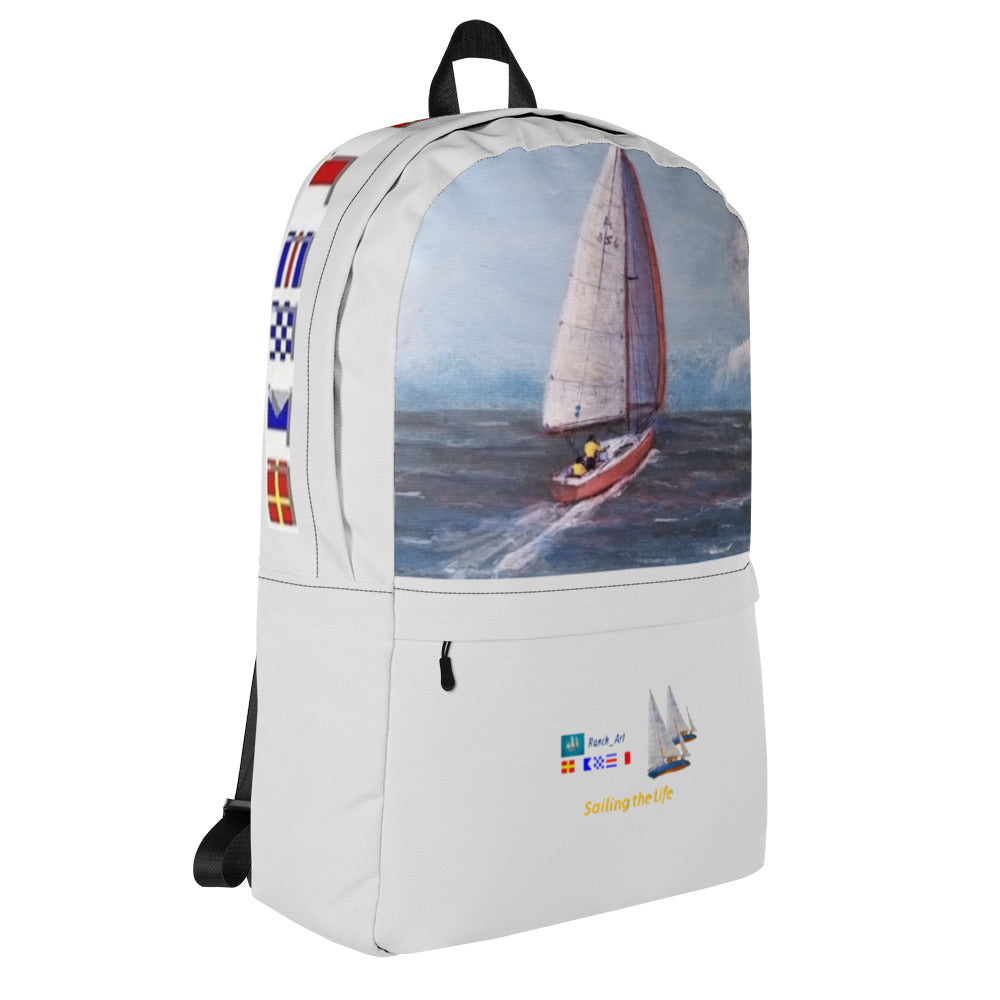 Printful Waterproof Nautical Backpack