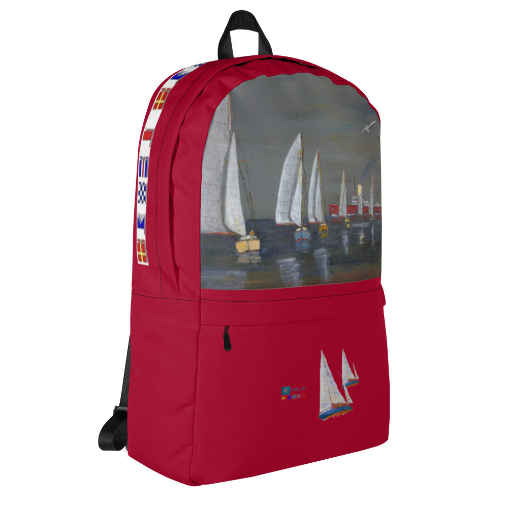 Printful Waterproof Nautical Backpack