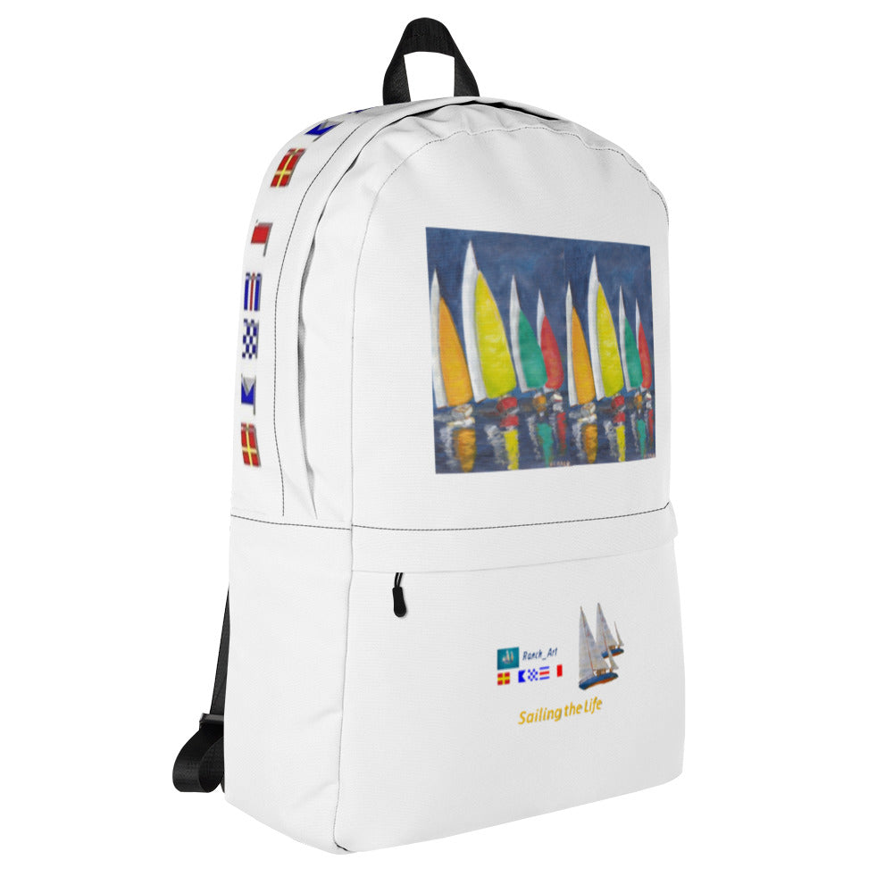 Printful Waterproof Nautical Backpack