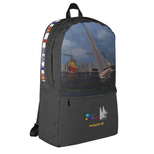 Printful Waterproof Nautical Backpack