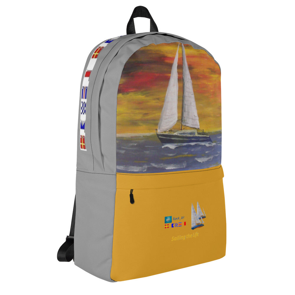 Printful Waterproof Nautical Backpack