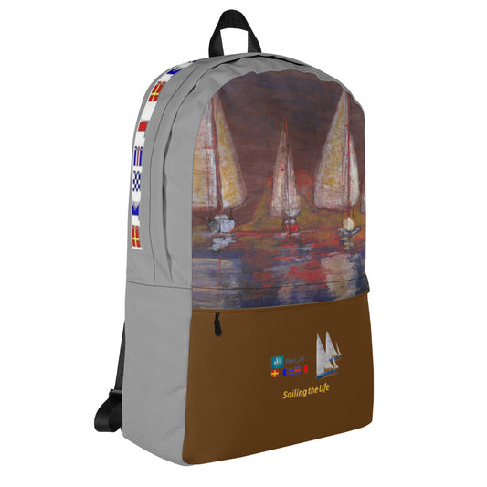 Printful Waterproof Nautical Backpack