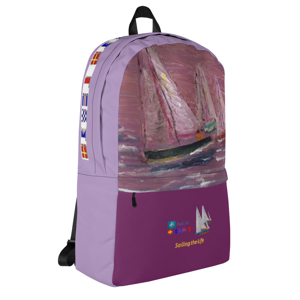 Printful Waterproof Nautical Backpack