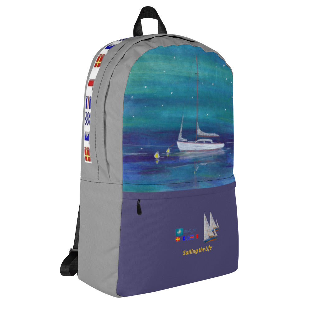 Printful Waterproof Nautical Backpack