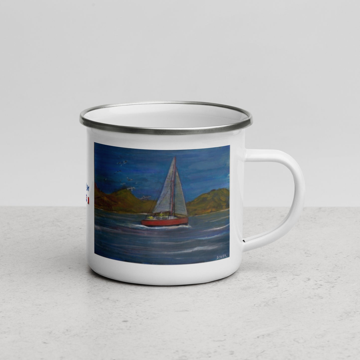 Sail01: Taza esmaltada(162) - Ranch