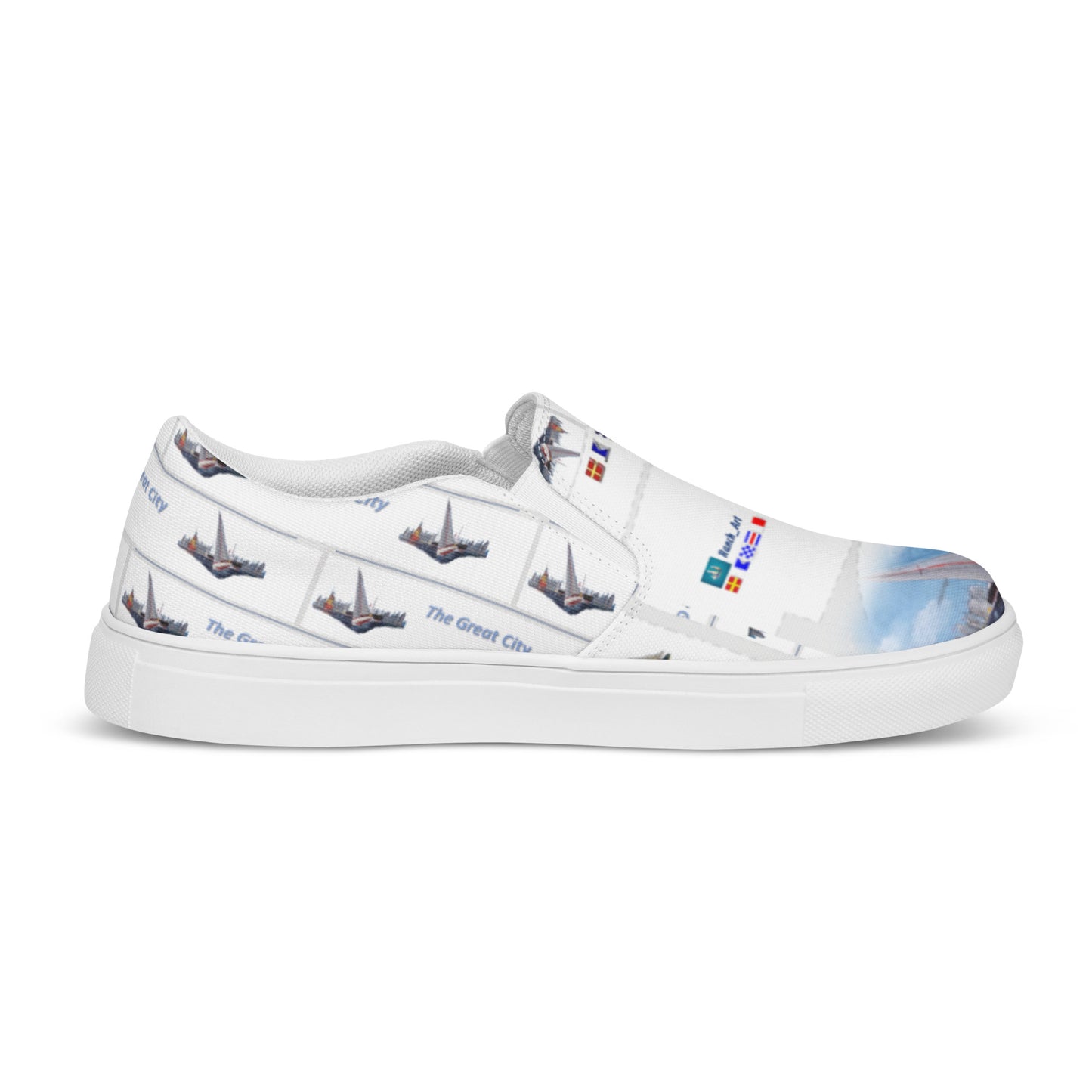 Women's slip-on canvas sneakers